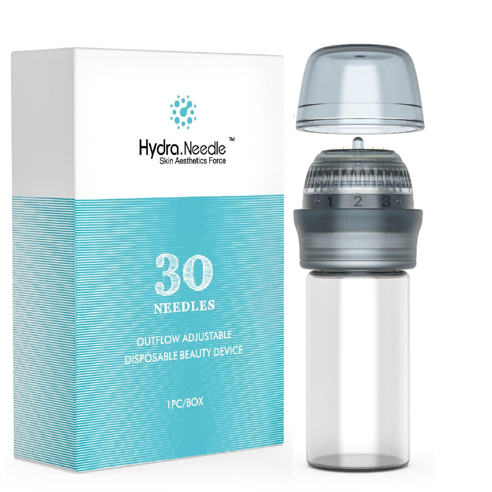 Glemme micro-infusion needles system for precise at-home facial care.
