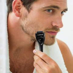 Glemme microneedle derma roller for hair, compact and easy to hold.