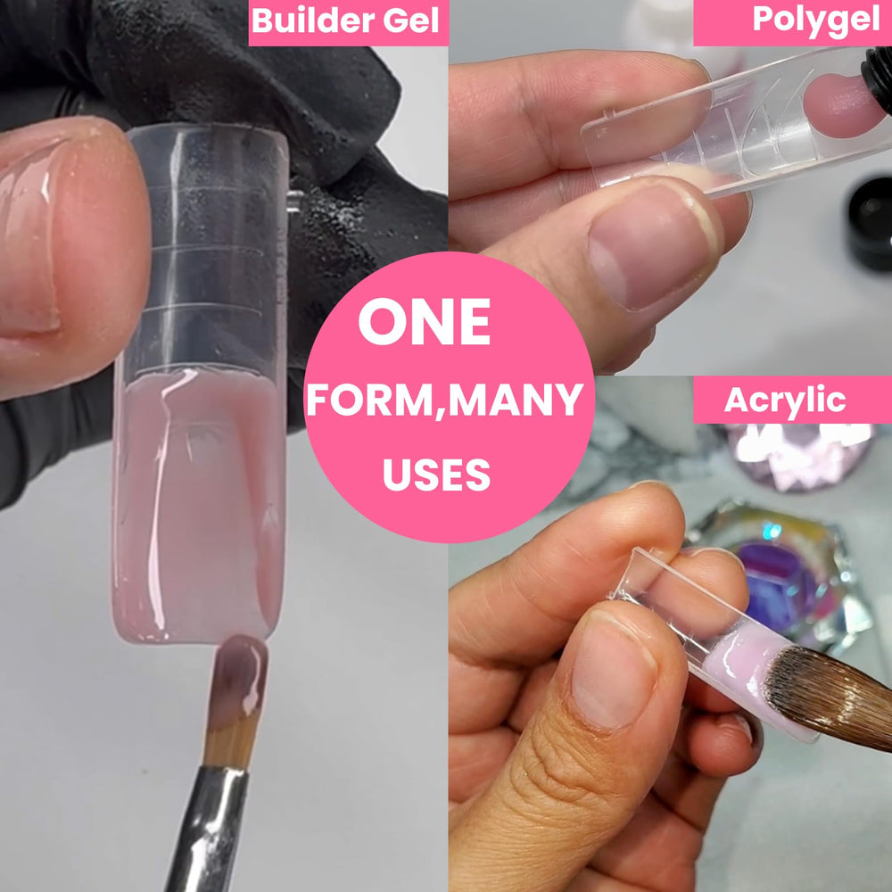 GlimightyX fourteen-size set fits a wide range of nail bed widths