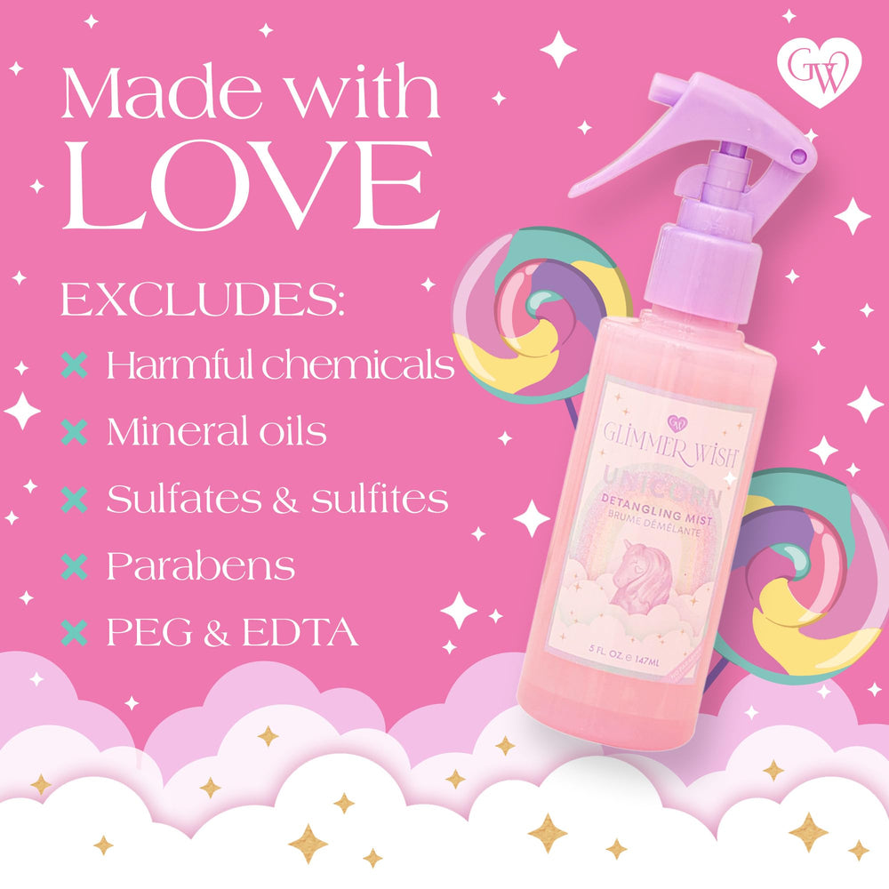 Glimmer Wish: botella rosa de 150 ml, ideal para casa o viaje.