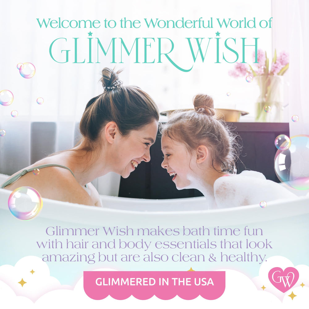 Glimmer Wish Probado dermatológicamente, seguro para toda la familia.