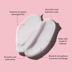 Glimmr bottle visual emphasizes castor oil for scalp nourishment.