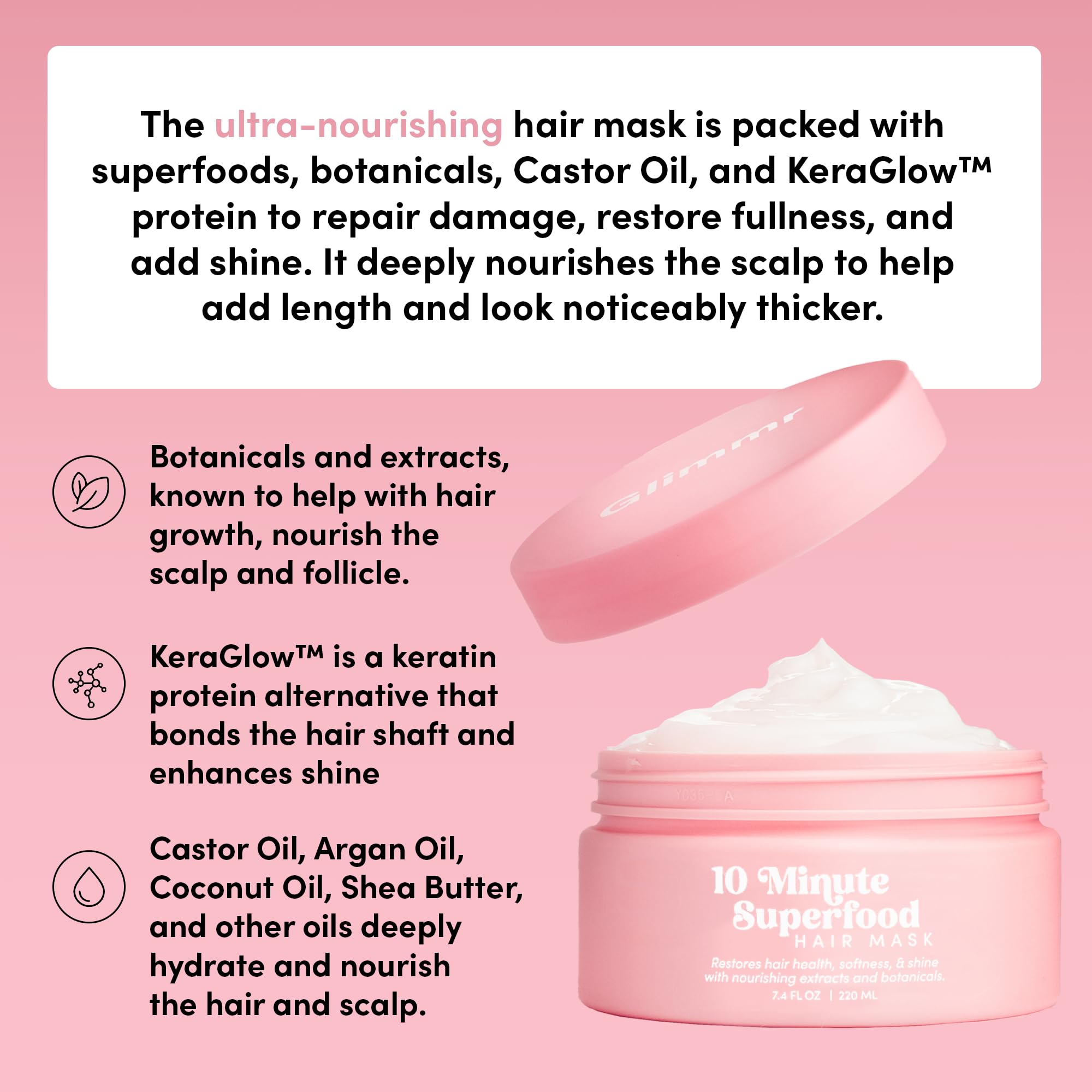 Glimmr shea butter focuses on deep moisture without heaviness.