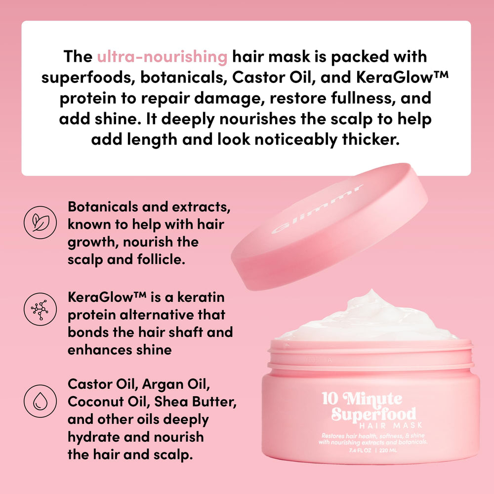 Glimmr shea butter focuses on deep moisture without heaviness.