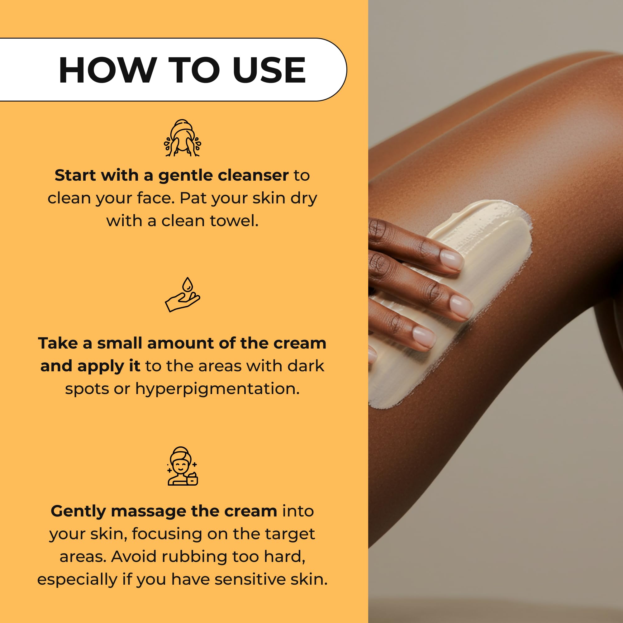 Glo Melanin: crema mágica para cuello, piel más uniforme.
