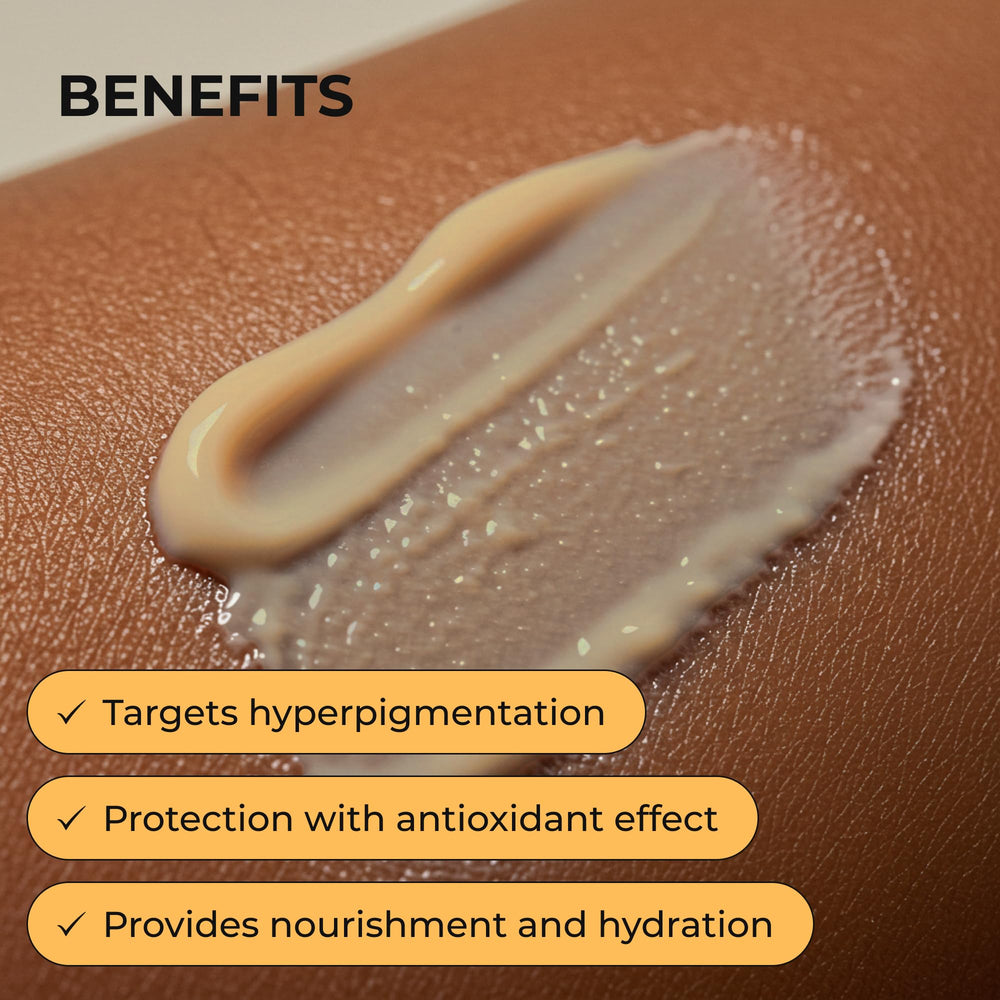 Glo Melanin: crema mágica para rodillas, tono más parejo.