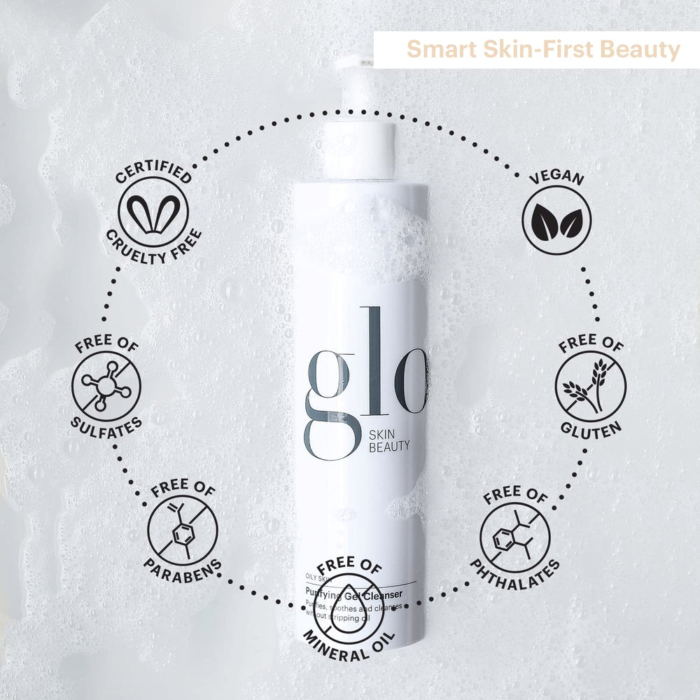 Glo Skin Beauty cleanses to reveal cleaner, clearer-looking skin.
