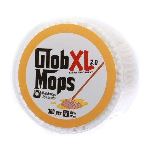 Glob Mops XL 2.0 swabs with soft-tip design for gentle cleaning on delicate surfaces.