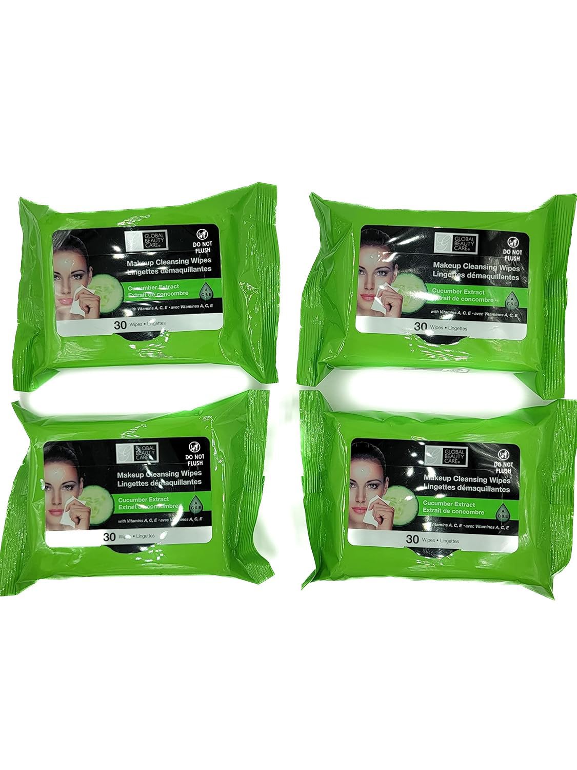 Global Beauty Care, set de cuatro paquetes prácticos para casa, viaje y gimnasio.