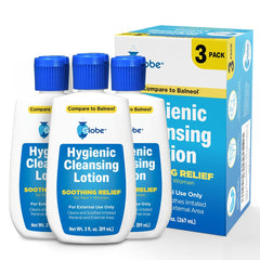 Globe Locion Higienica, botella 3oz, limpieza suave para areas sensibles.