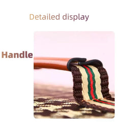 GLOLOOS New Retro Vanity Bag ergonomic handle eases carrying during travel