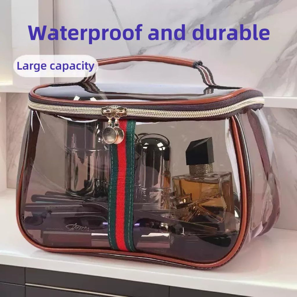 GLOLOOS New Retro Vanity Bag zippered closure keeps items secure