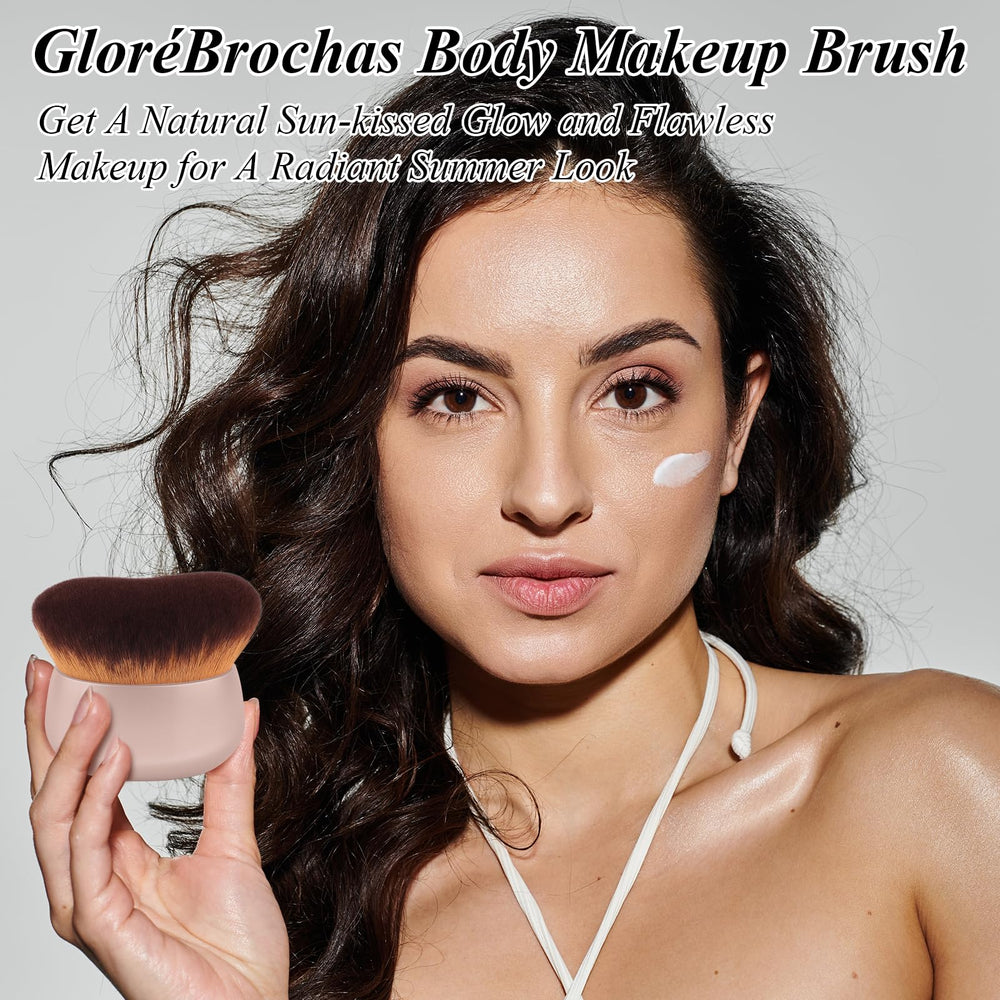 GloréBrochas dense bristles glide smoothly for gentle, streak-free application
