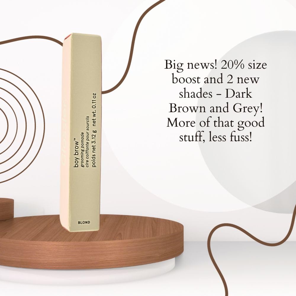 Glossier Boy Brow Blond is gluten-free and cruelty-free for ethical beauty.