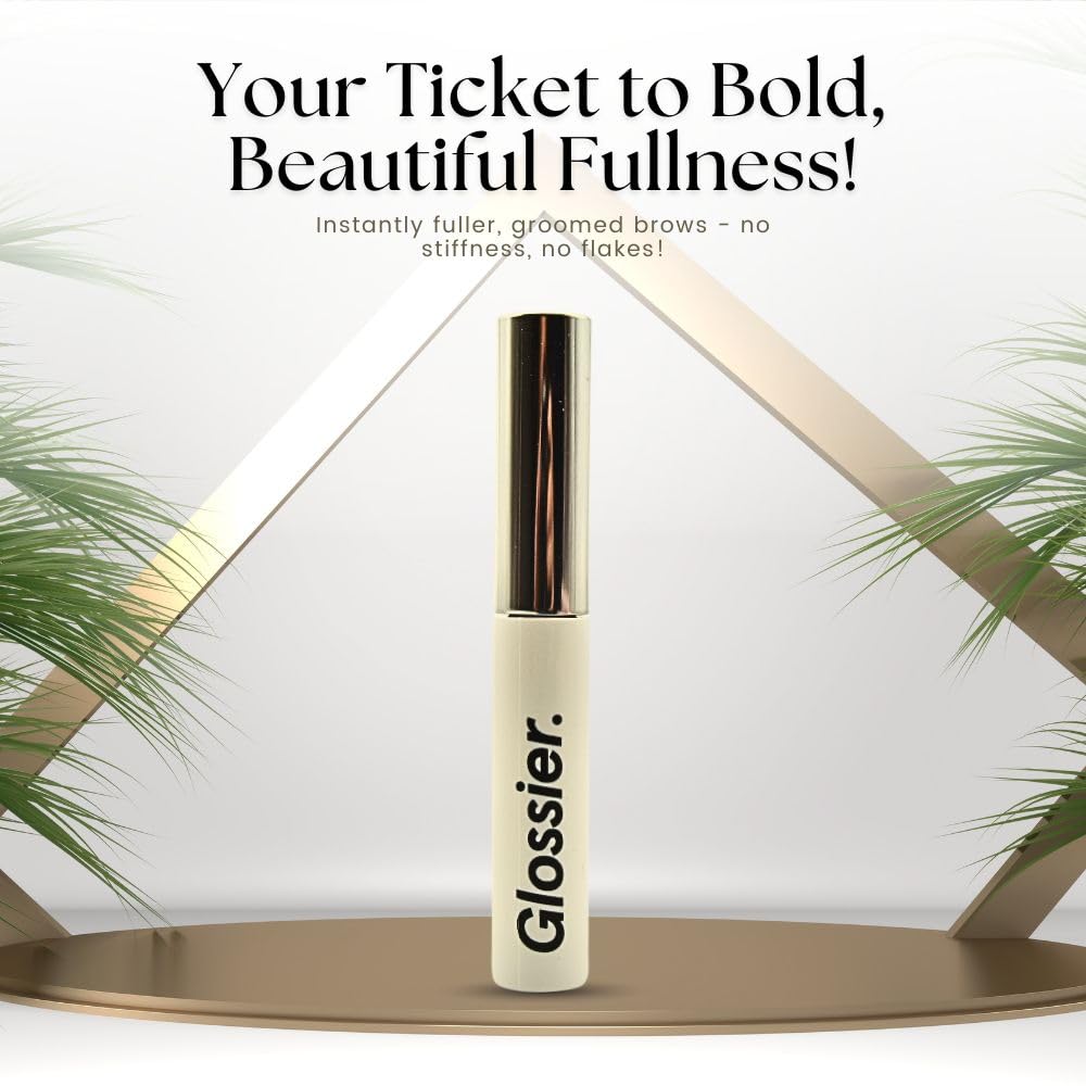 Glossier Boy Brow Grey shade swatch for cool-toned hair.