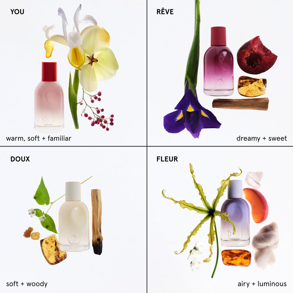 Unisex application shot showing skin-friendly scent intimacy.
