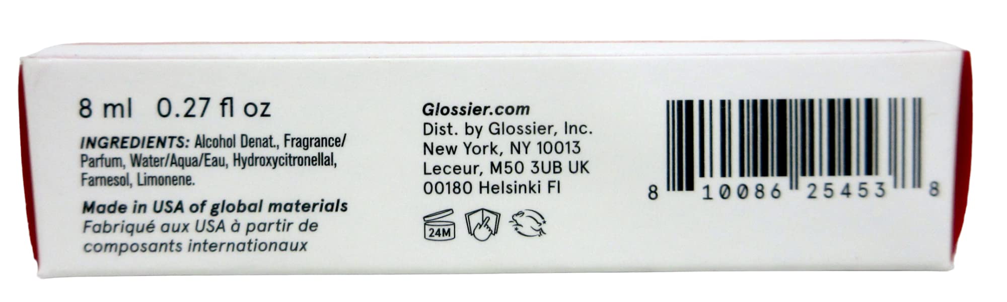Glossier You diffusion on skin suggesting a subtle, personal fragrance ritual.