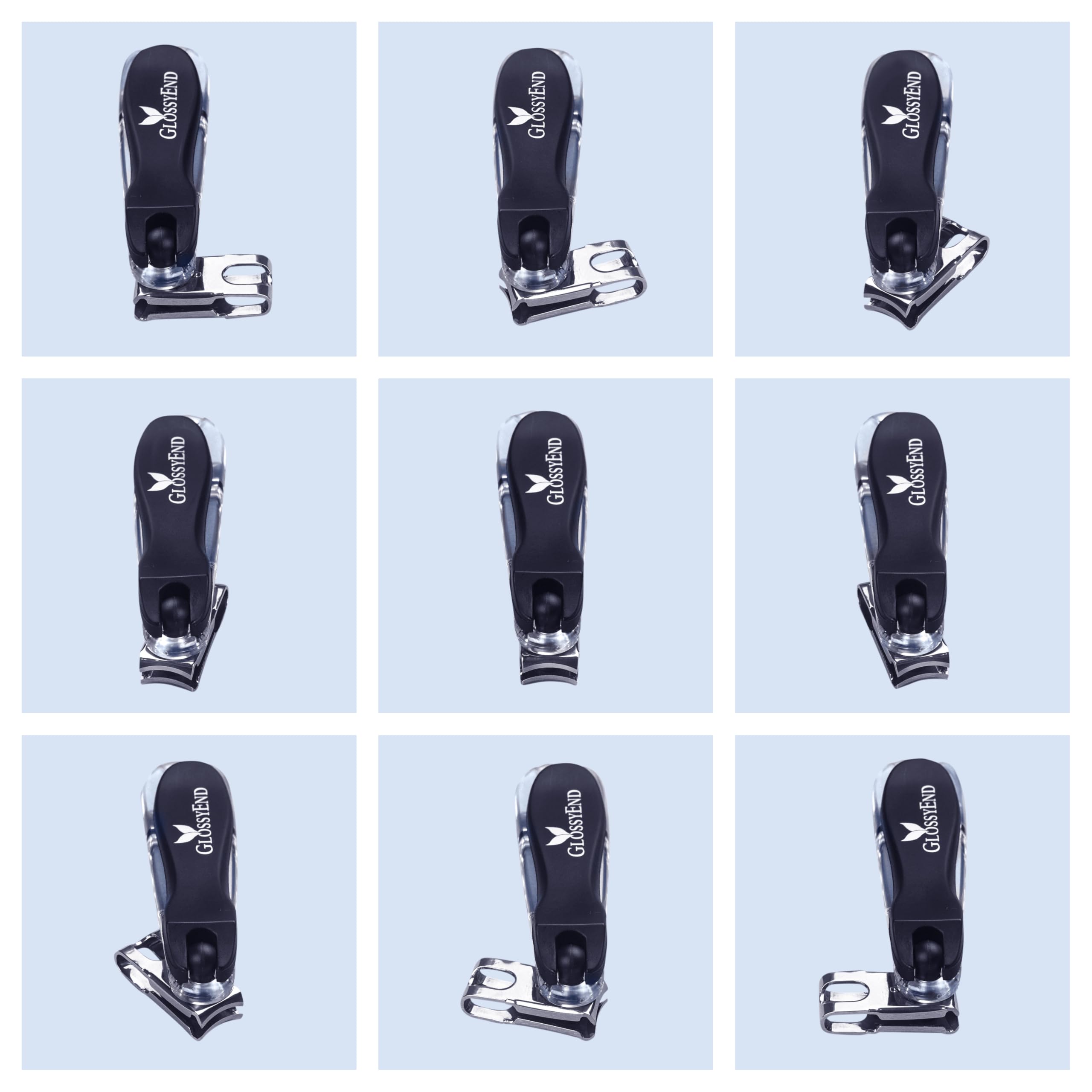 GlossyEnd EZ Grip travel-ready nail clipper in compact form