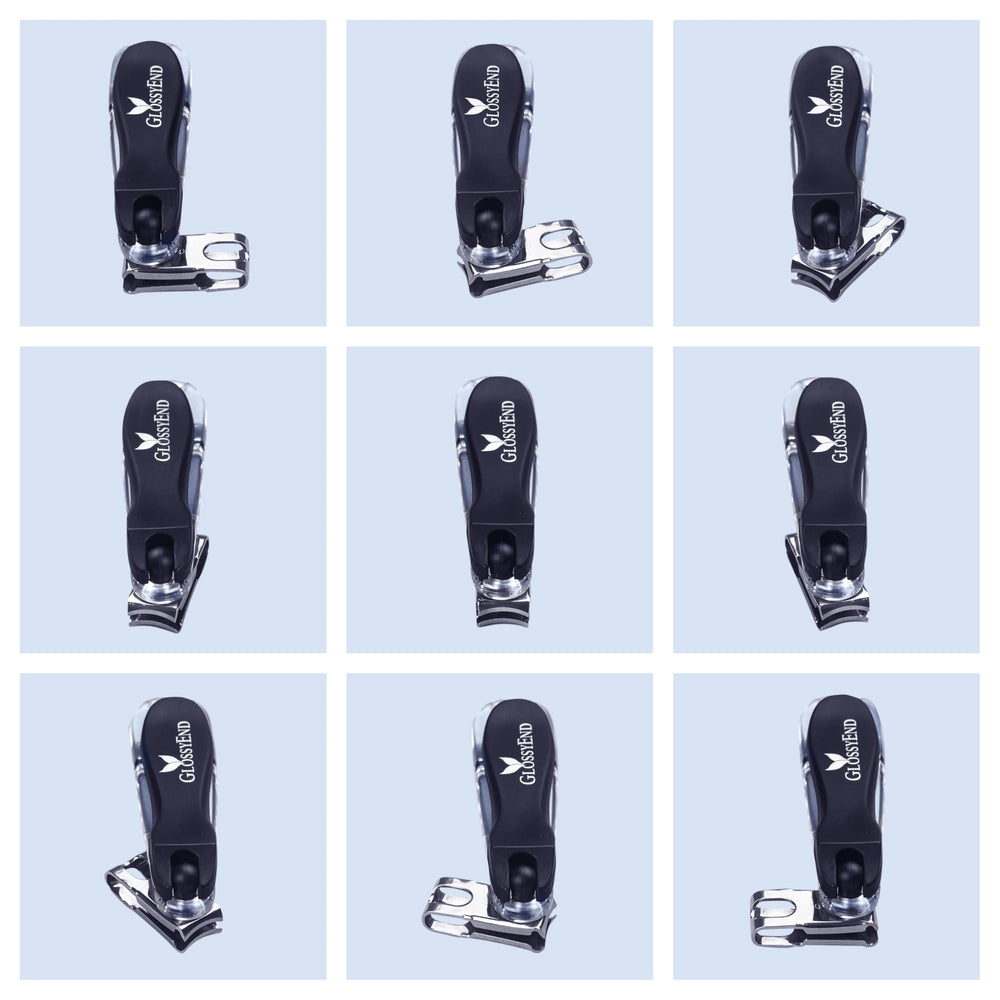 GlossyEnd EZ Grip travel-ready nail clipper in compact form