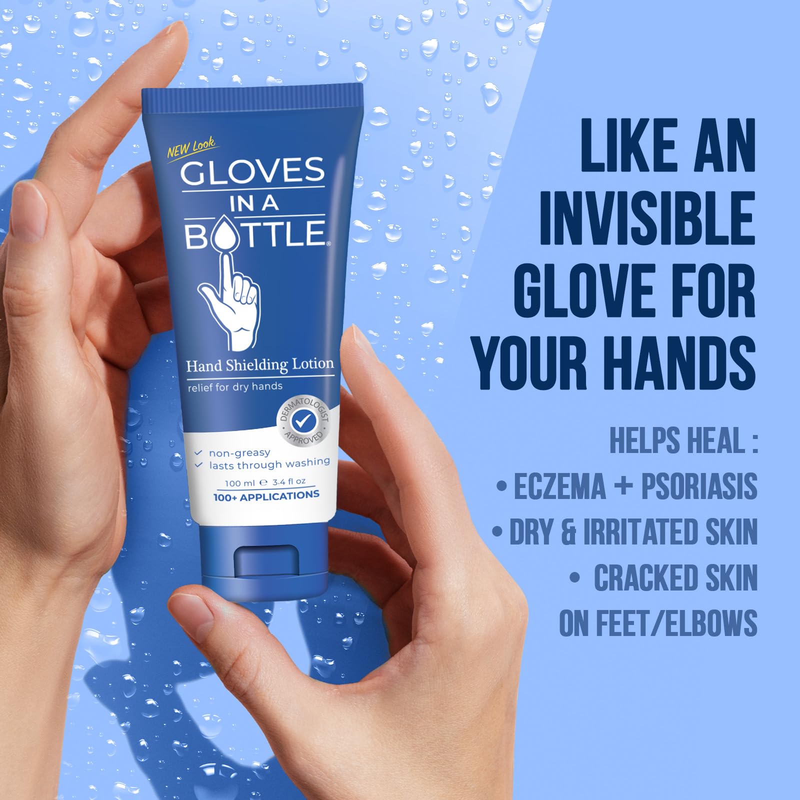 Gloves In A Bottle absorción rápida, sensación ligera en la piel