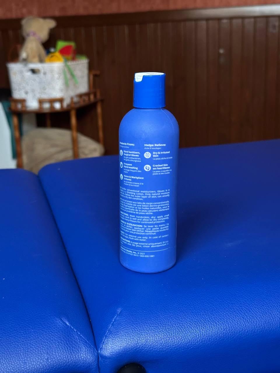 Gloves In A Bottle fast-absorbing formula leaves no sticky residue.
