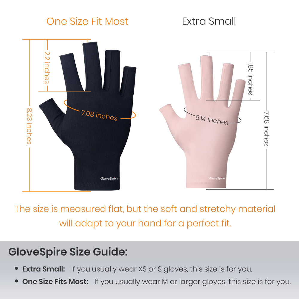 Dos tallas disponibles para ajuste cómodo con GloveSpire.