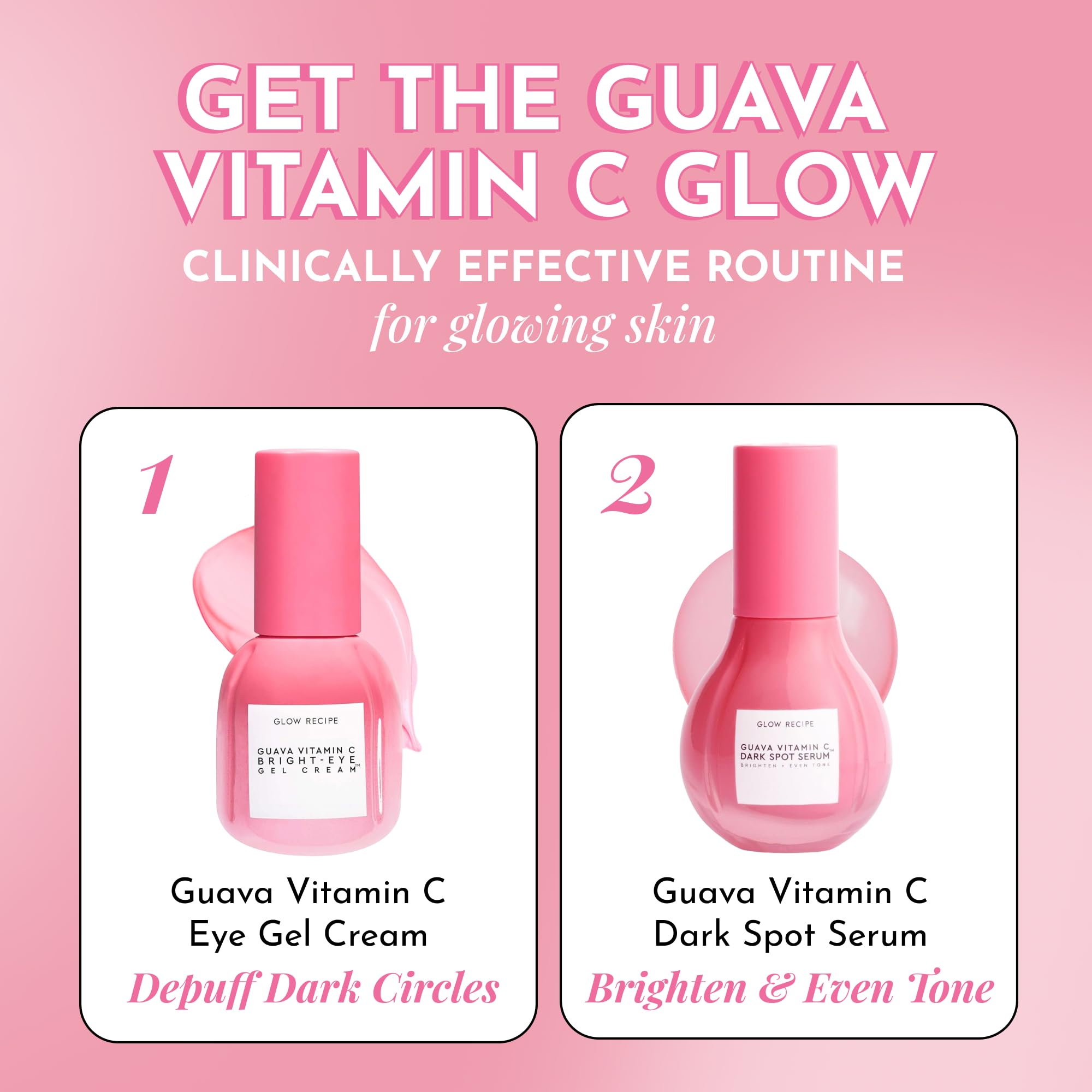Front view of Glow Recipe 30ml bottle for compact daily routine