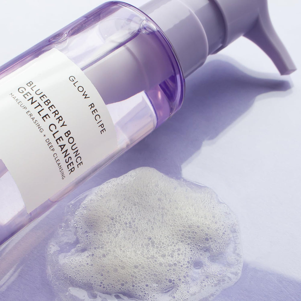 Glow Recipe Blueberry Bounce cleanses and refreshes for a dewy finish