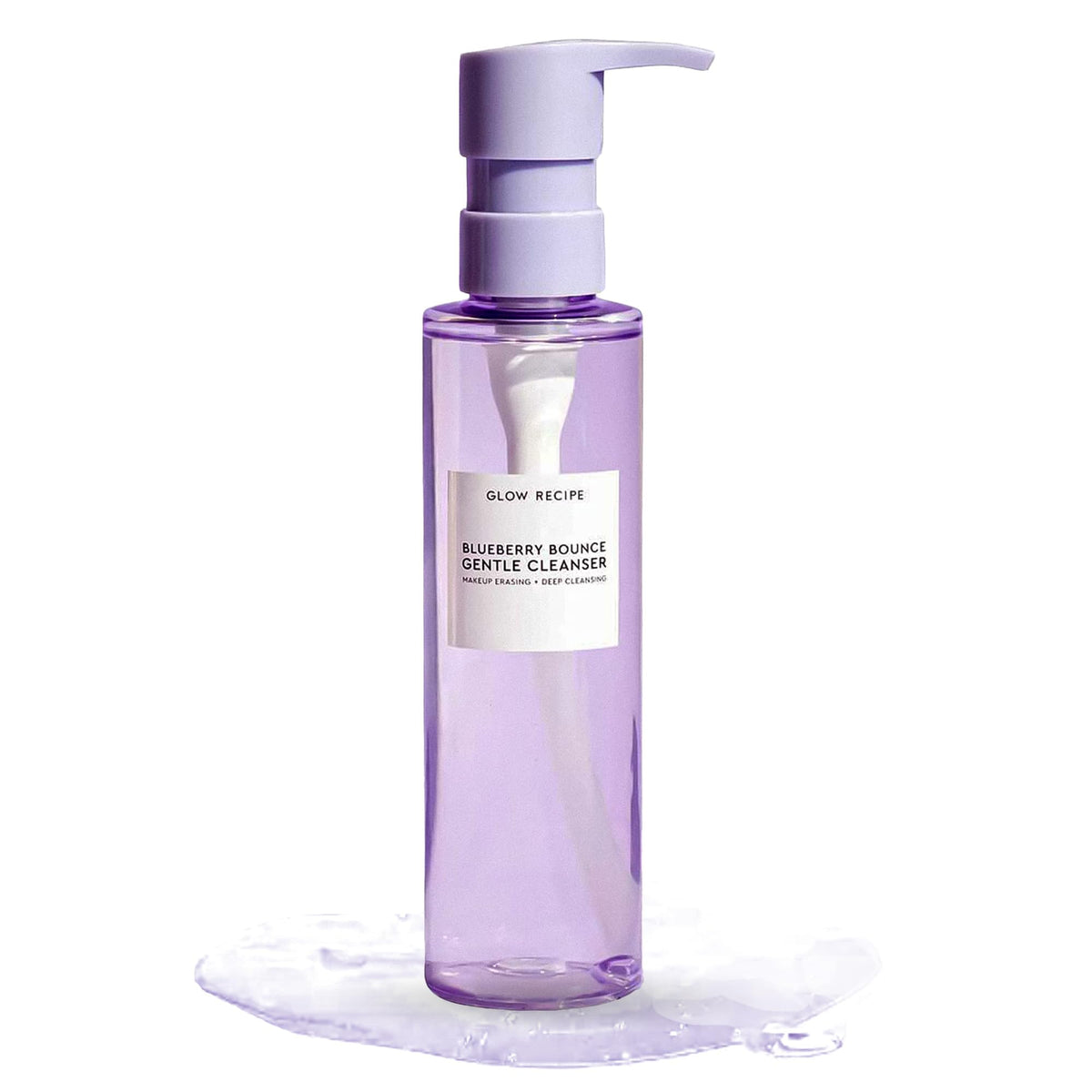 Glow Recipe Blueberry Bounce cleanser in pump bottle for gentle cleansing