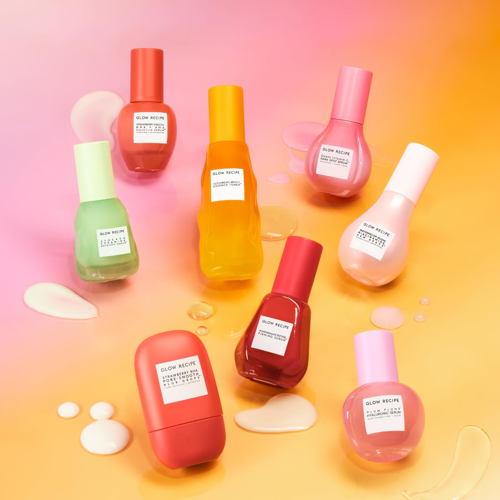 Glow Recipe Cloudberry Brightening Toner in-use gesture for refreshing routine