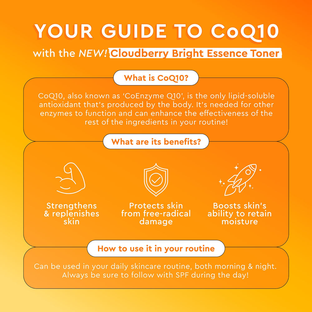 Glow Recipe Cloudberry Brightening Toner CoQ10 ingredient focus for antioxidants