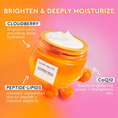 Cream texture swirl from Glow Recipe Cloudberry for a smooth, non-greasy feel