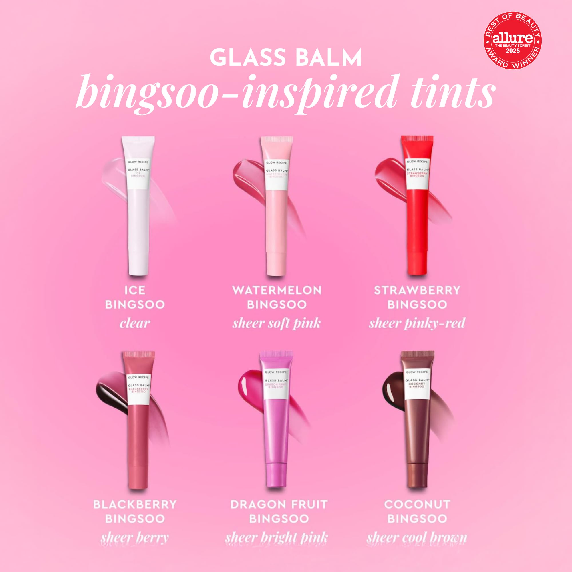 Glow Recipe Glass Balm Fórmula frutal que ayuda a mantener la humedad.