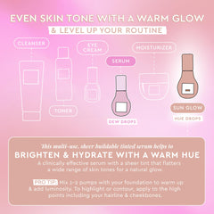 Glow Recipe Hue Drops foundation-mix boosts luminosity for radiant daily wear.