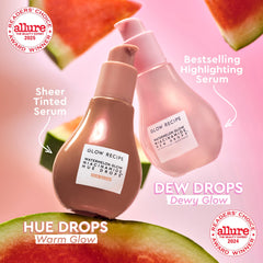 Glow Recipe Hue Drops swatch texture shows buildable warmth without streaks.
