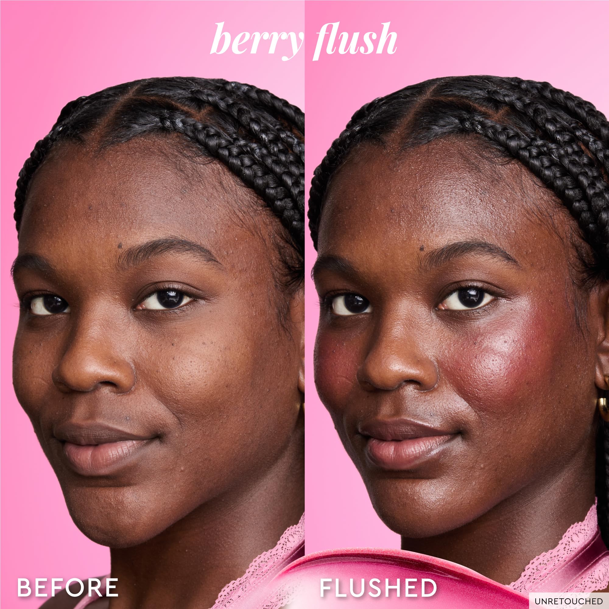 Glow Recipe Niacinamide Dewy Flush close-up texture highlighting skincare blend