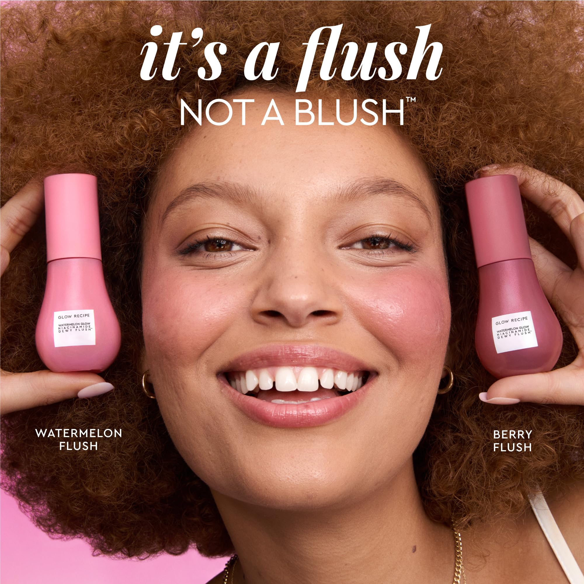 Glow Recipe Niacinamide Dewy Flush doe-foot applicator for smooth cheek tint