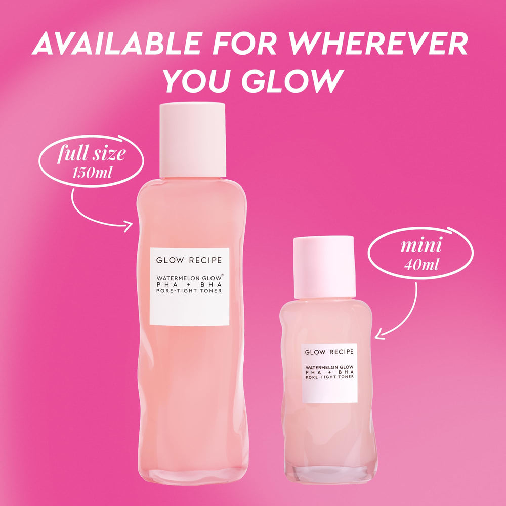 Glow Recipe toner packaging displayed in a clean, minimalist setup.