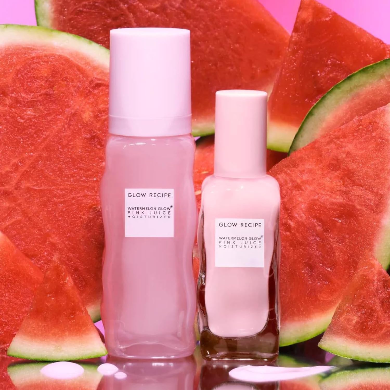 Glow Recipe Pink Juice Water Gel can mix with foundation for subtle radiance
