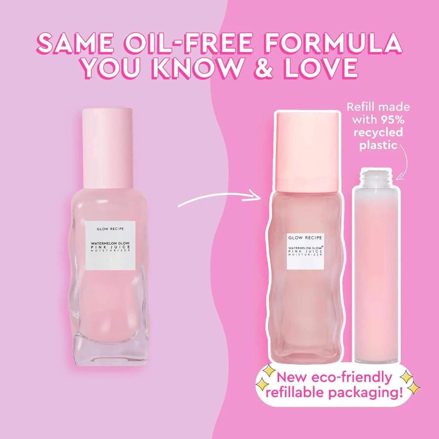 Glow Recipe Pink Juice Water Gel hyaluronic benefits hydrates and plumps skin