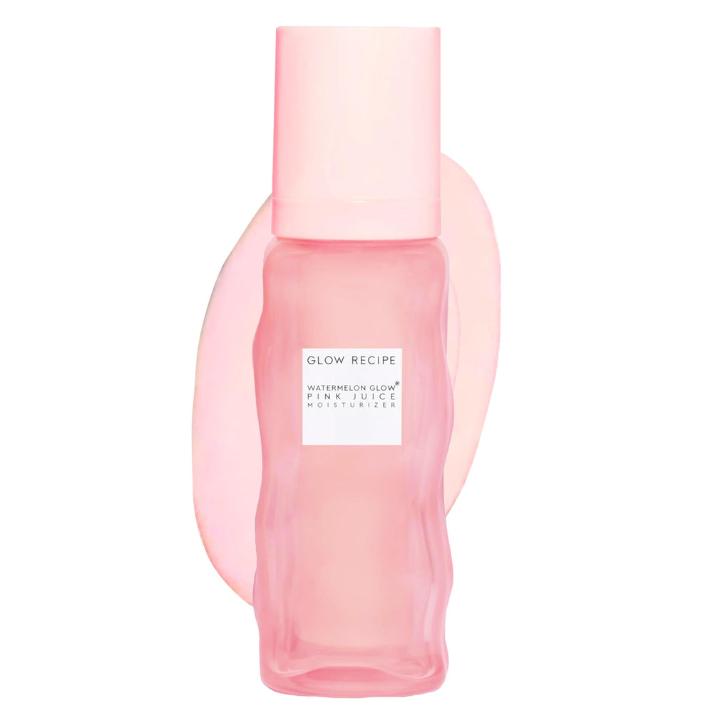 Glow Recipe Pink Juice Water Gel jar displaying the product's glassy hydration.