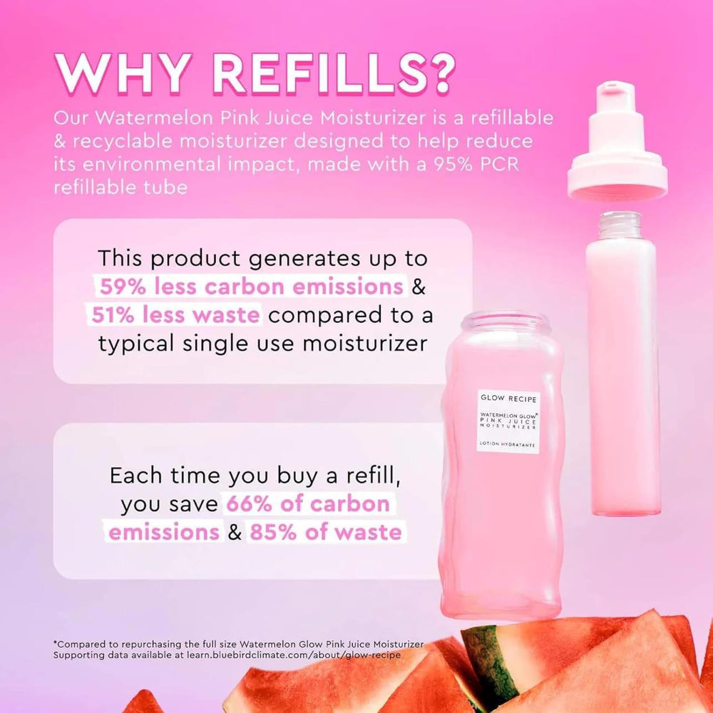 Glow Recipe Pink Juice Water Gel for night routine hydration after serum