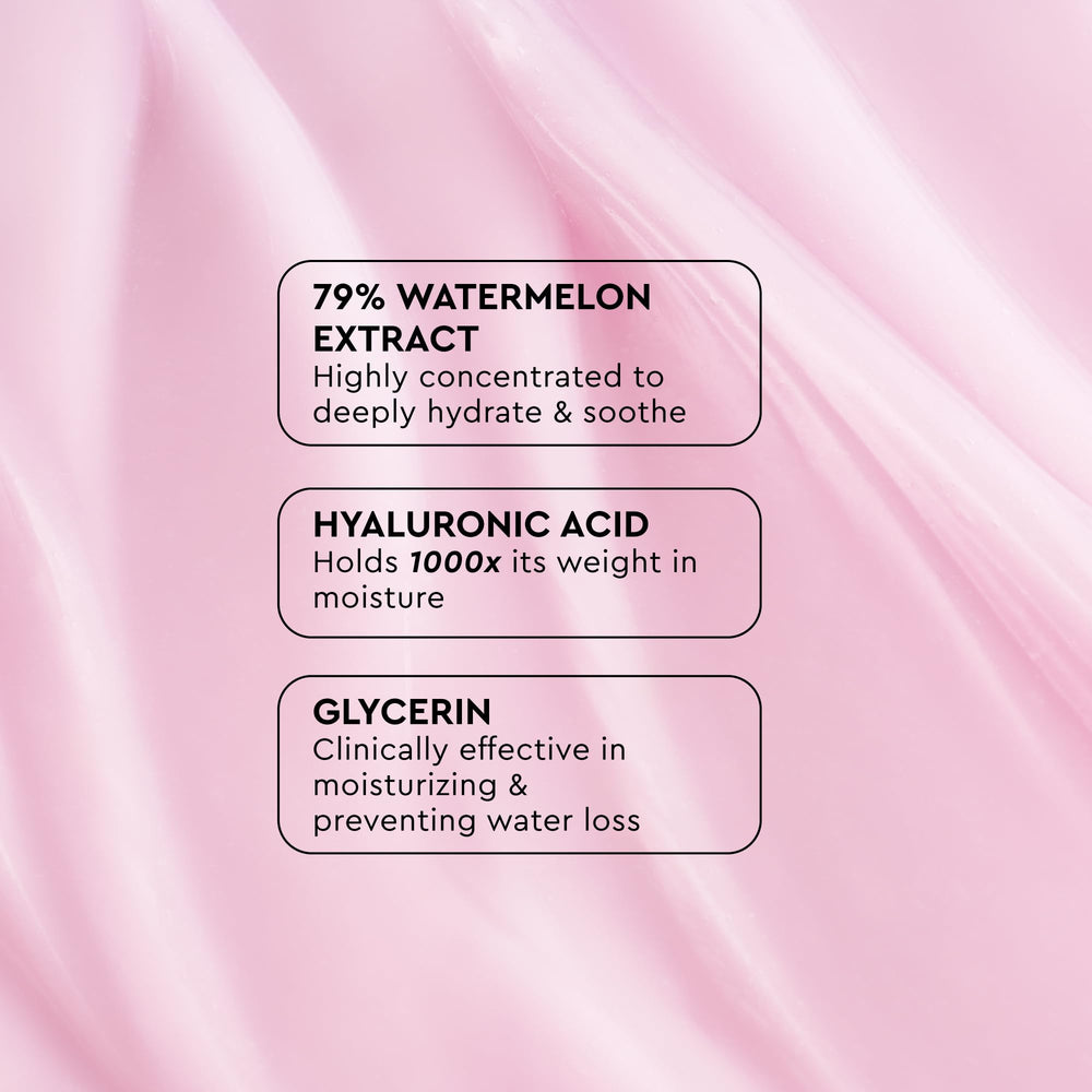 Glow Recipe Pink Juice Water Gel vegan and cruelty-free packaging.