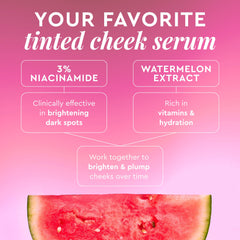 Glow Recipe soft pink tint close-up with sheer color.