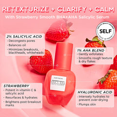 Glow Recipe Strawberry Smoothing Serum water-gel texture delivering lightweight hydration