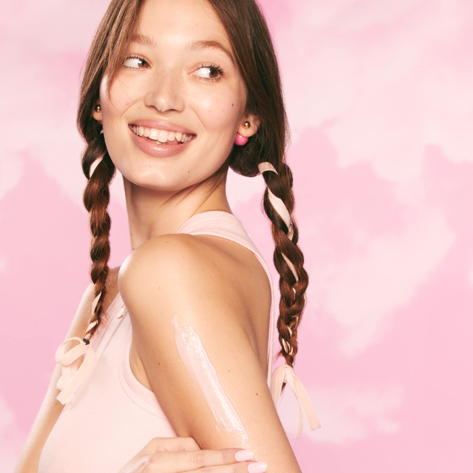 Glow Recipe Watermelon Glow Pink Dream Body Cream with non-greasy texture for pajama-safe use