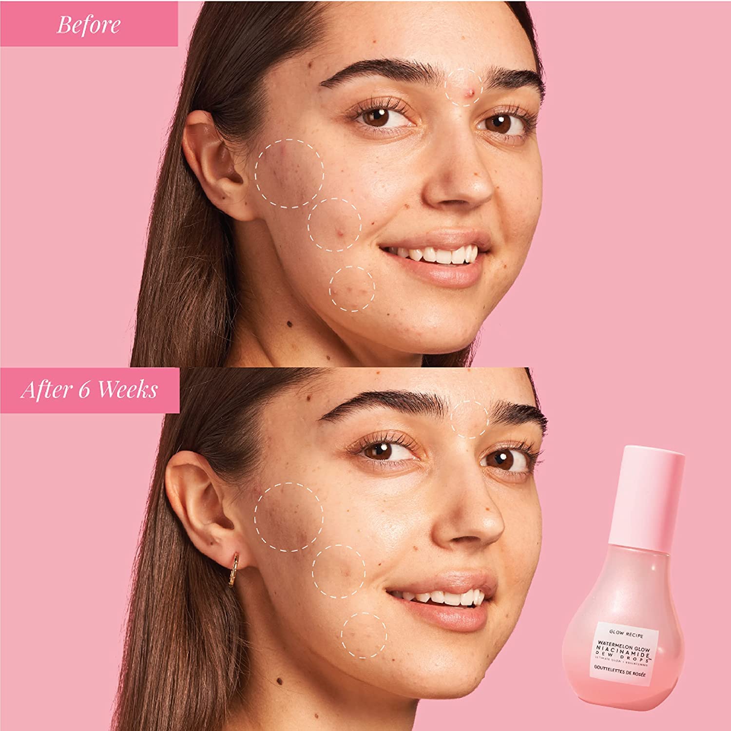Glow Recipe Watermelon Niacinamide Dew Drops packaging to highlight vegan cruelty-free values