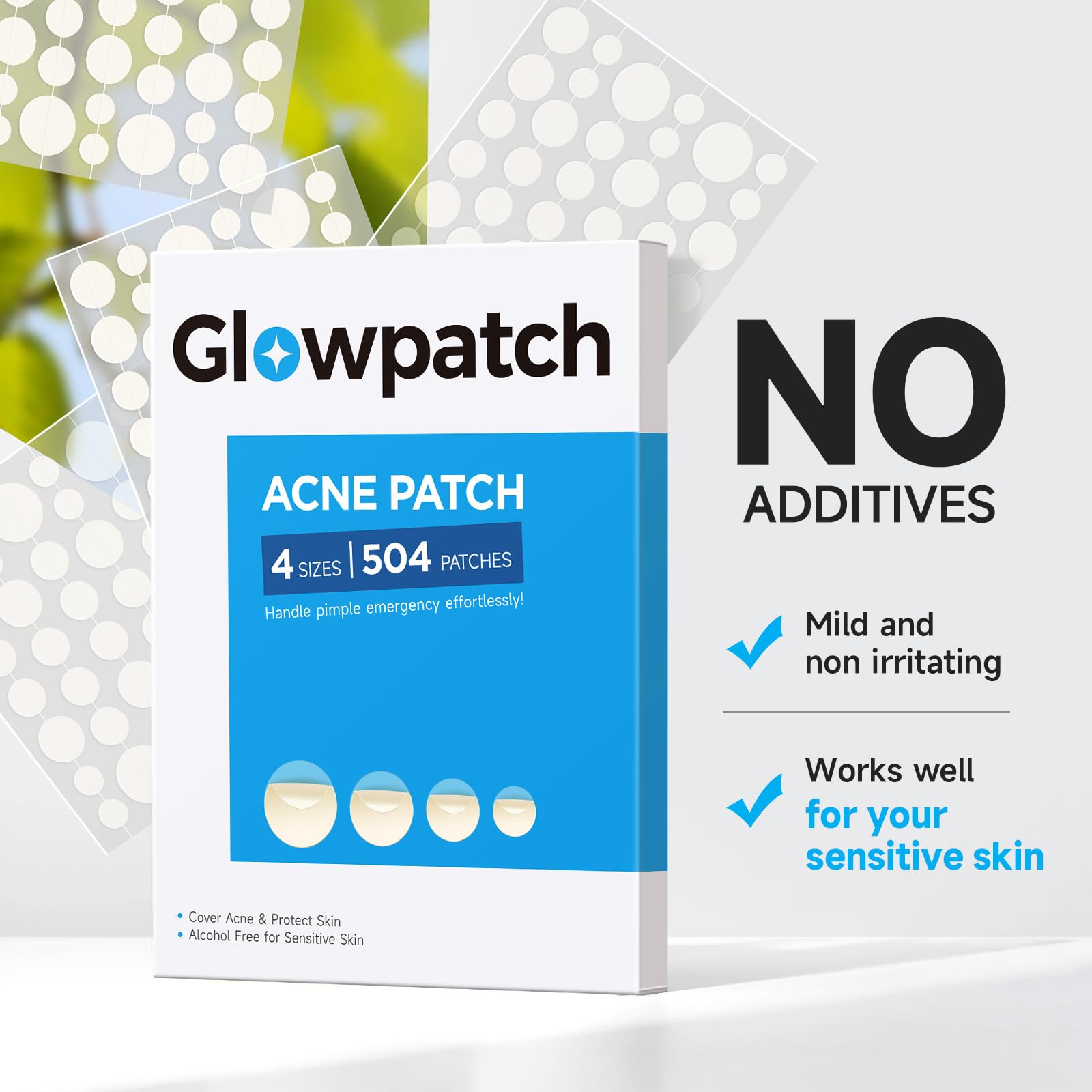 Glowpatch uso-diario-para-granos: solución conveniente para el cuidado diario.