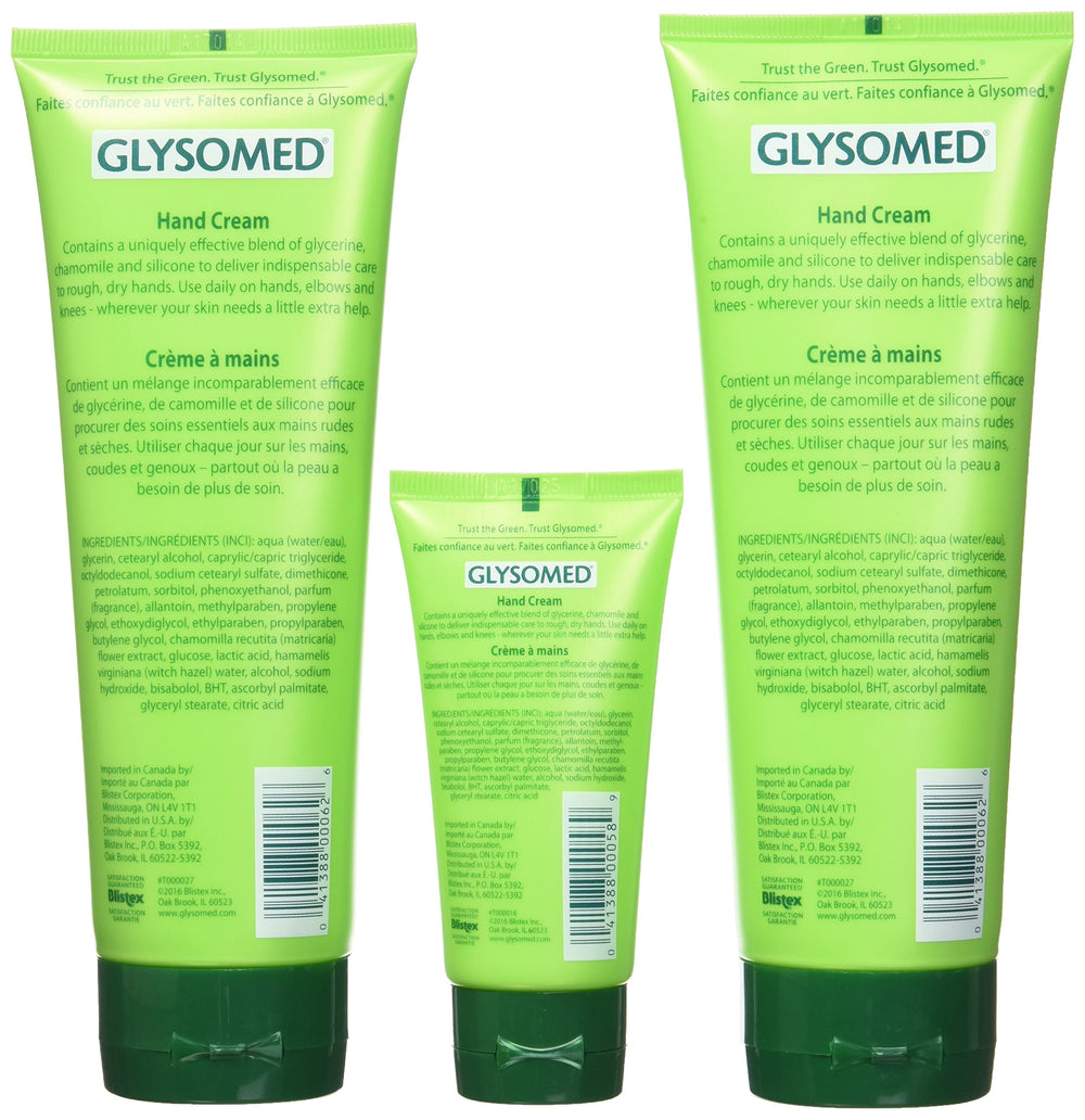 Textura cremosa de Glysomed para manos suaves y confort