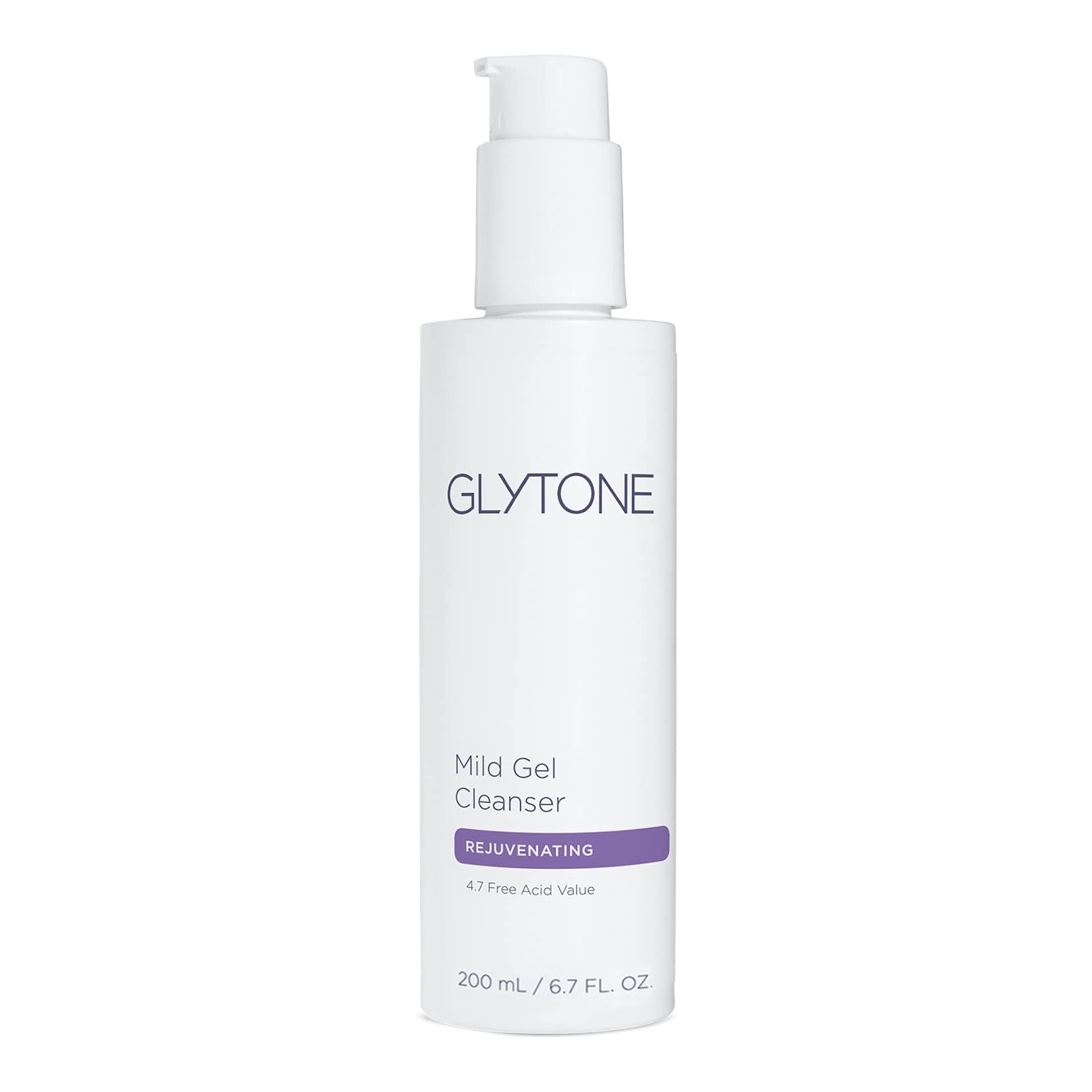 Glytone Limpiador en gel suave frente al envase, limpieza suave para piel normal a mixta.